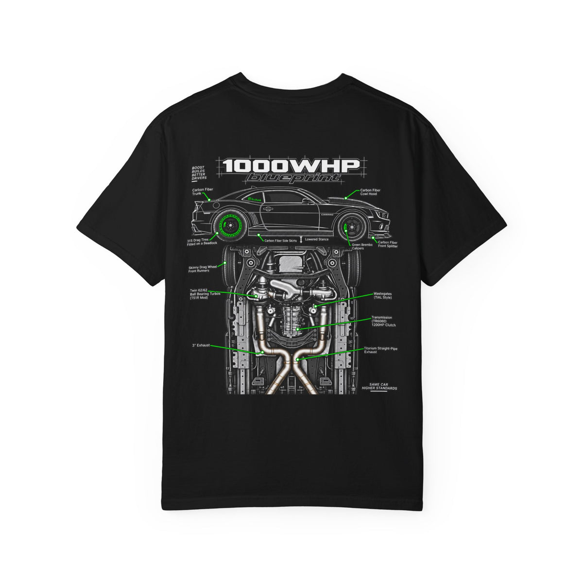 1000whp Blueprint Streetwear Tee