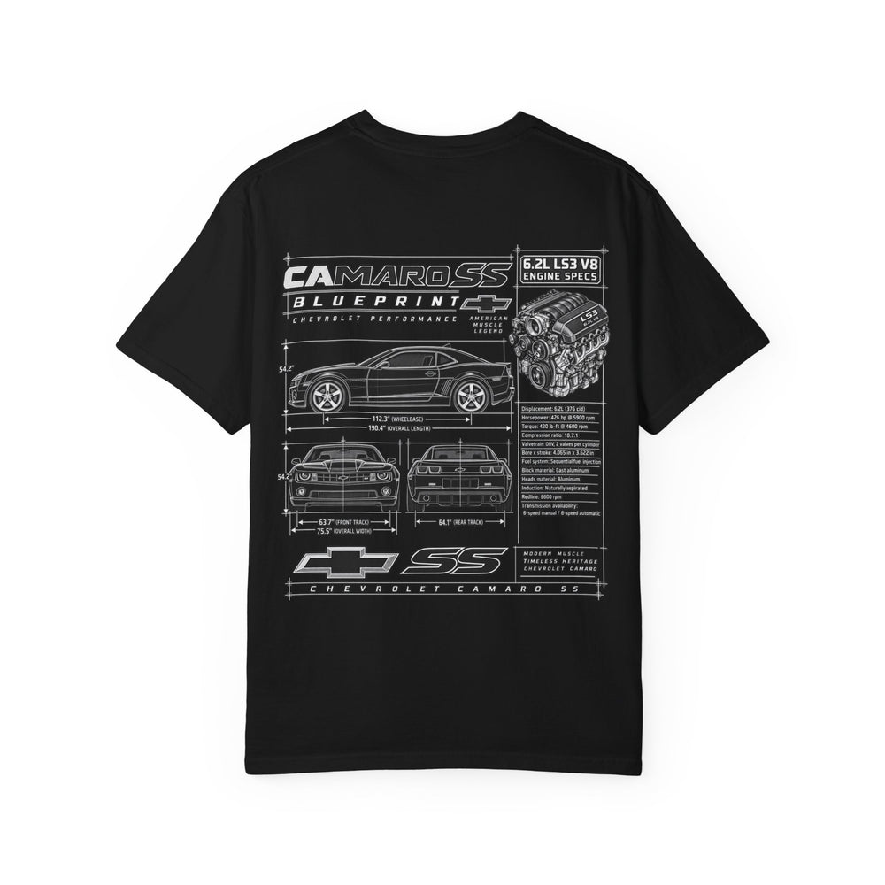 Camaro SS Blueprint Streetwear Tee